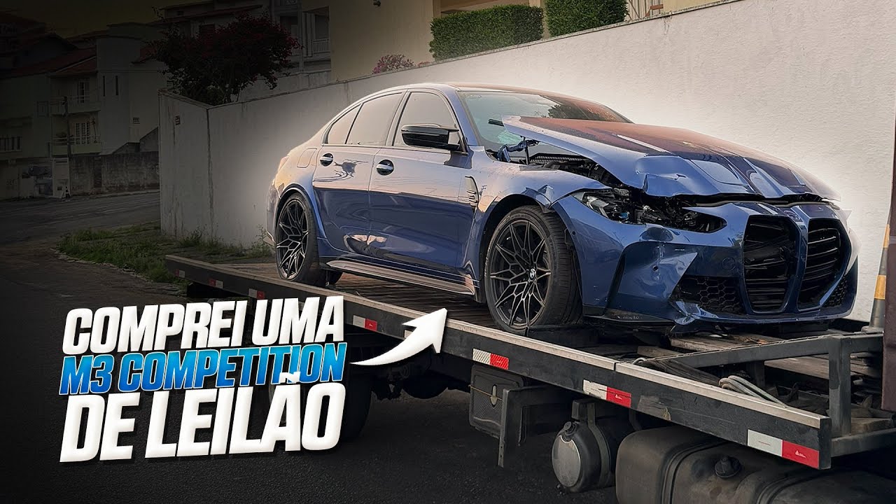 Comprei uma M3 COMPETITION G80 DE LEILÃO 😱😍