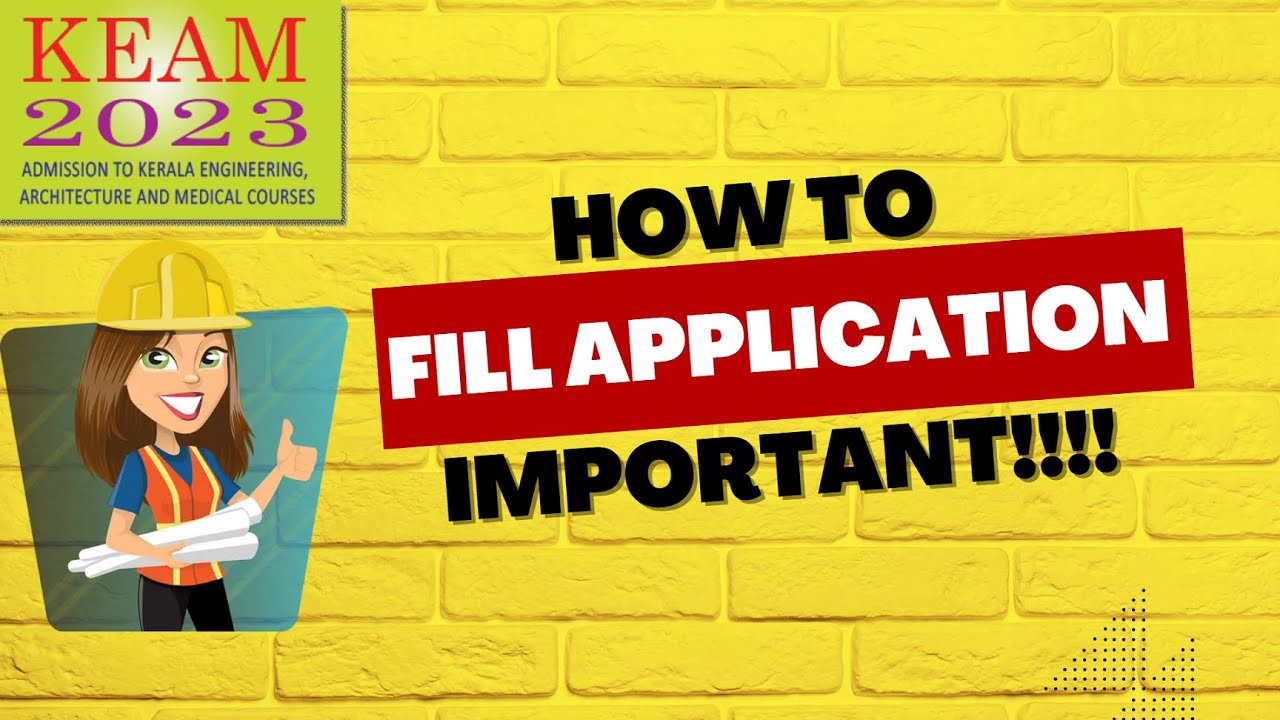 KEAM 2023: How to fill the application form