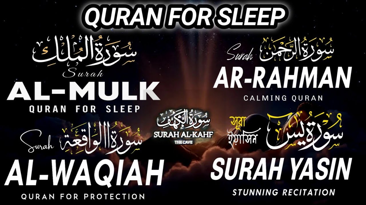 The Most Peaceful Quran Recitation For Deep Sleep 🌙 | Healing & Relaxing Night | The Holy Quran