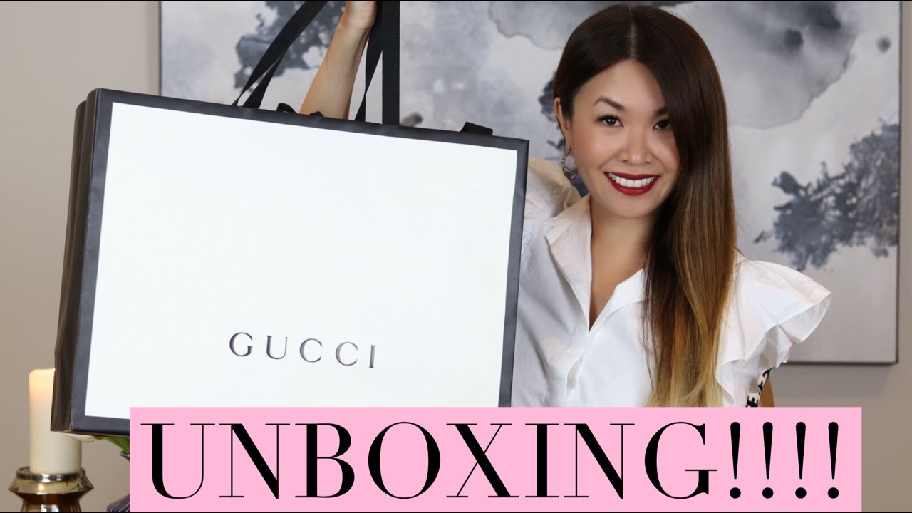 BIG GUCCI BAG UNBOXING & REVEAL 2016| Mel in Melbourne
