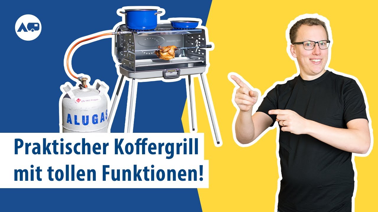 Berger Koffergrill - Dein ultimativer Gasgrill f&uuml;r Camping und Picknicks! 🏕️🔥