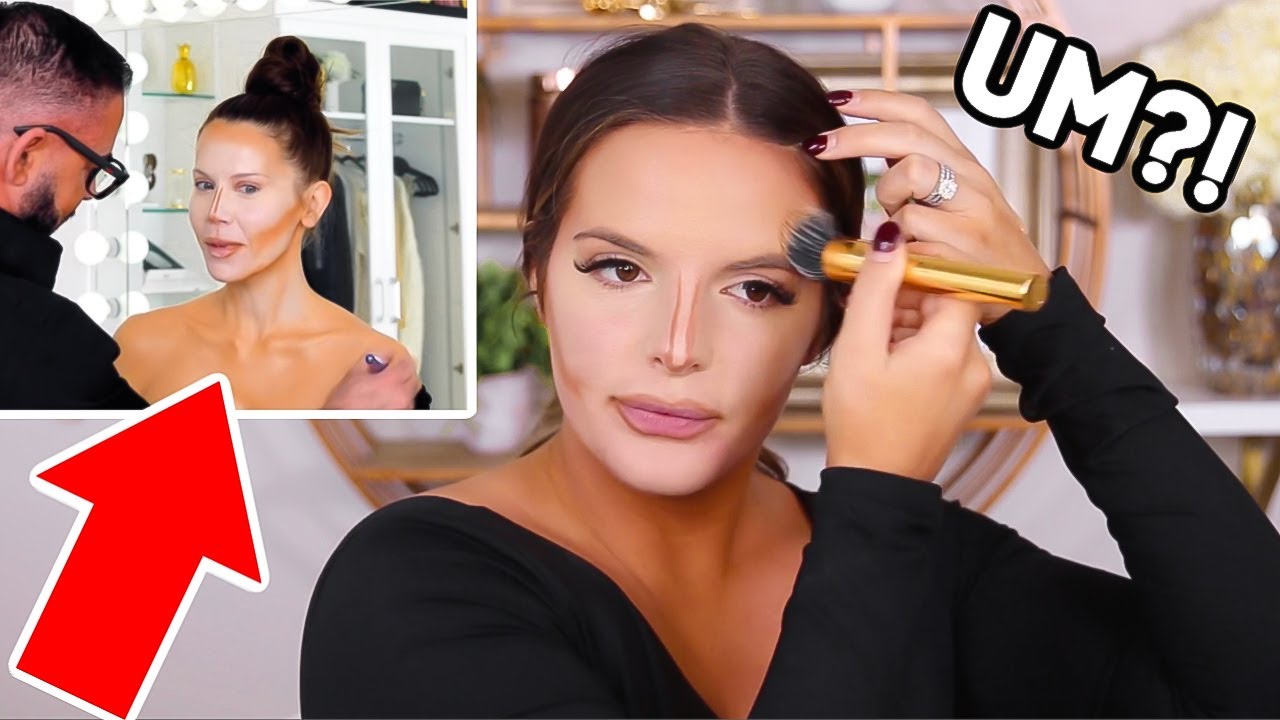 I TRIED FOLLOWING A SCOTT BARNES / TATI MAKEUP TUTORIAL | Casey Holmes