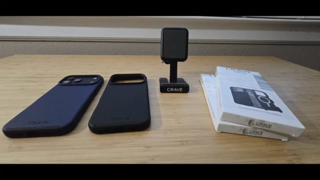 Чехол Crave для iPhone 17 Pro Max и беспроводное зарядное устройство