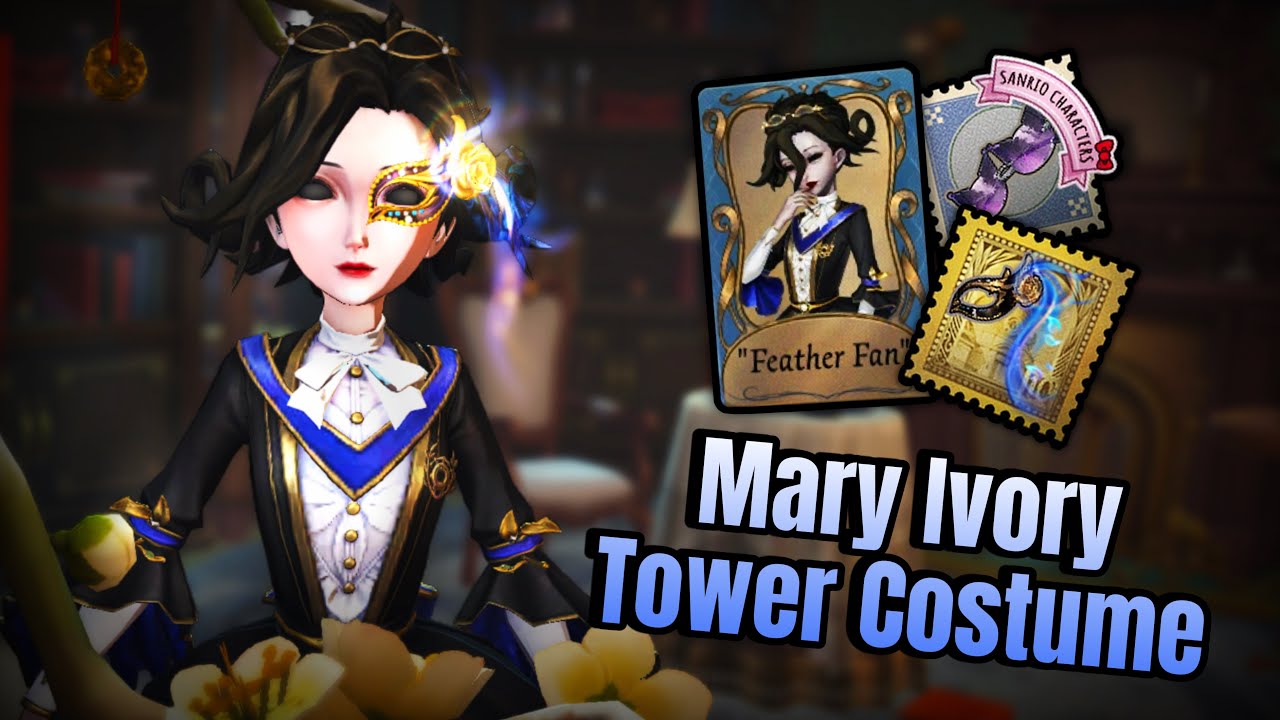 MARY IVORY TOWER COSTUME is FINALLY HERE | “Feather Fan” | Bloody Queen Gameplay - Identity V 