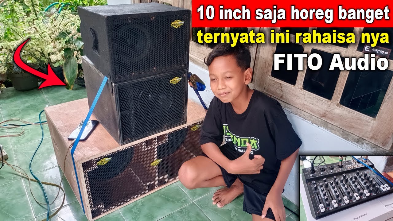 HANYA 10 INCH SAJA Suara BASS HOREG MENGGELEGAR ~ audio miniatur sound stem