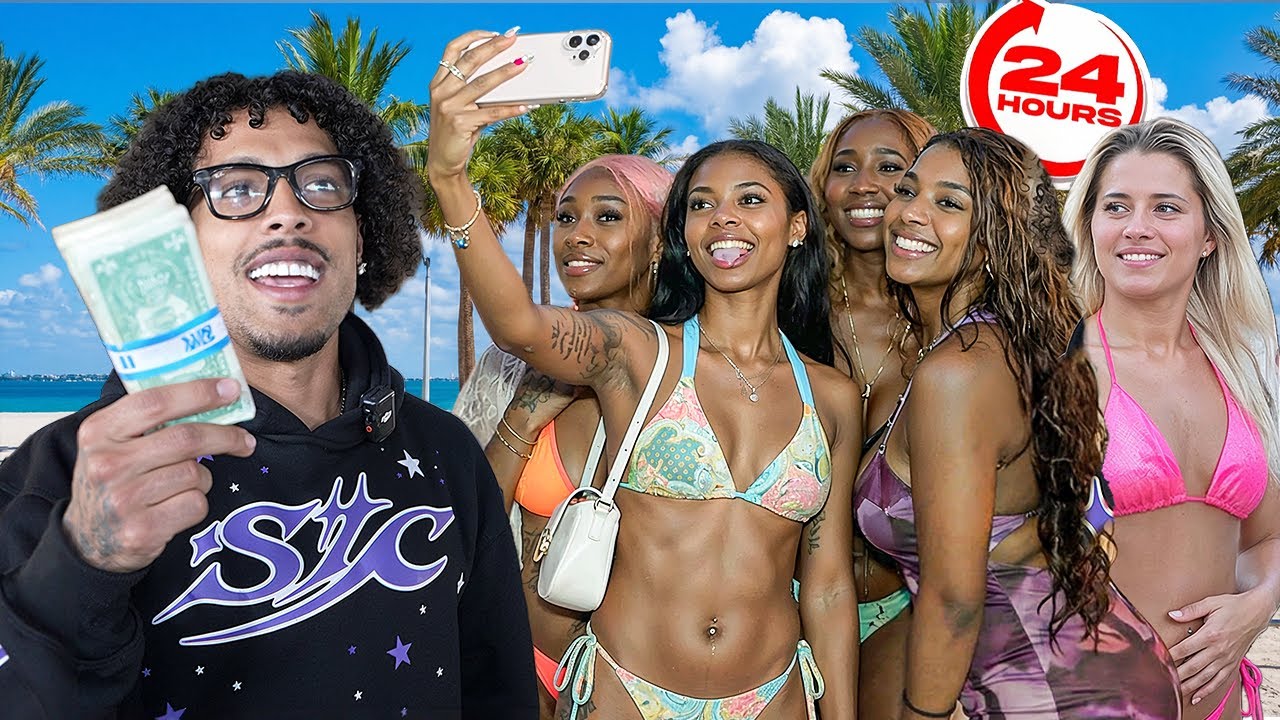 I Spent 24 Hours in South FLORIDA For SPRING BREAK!