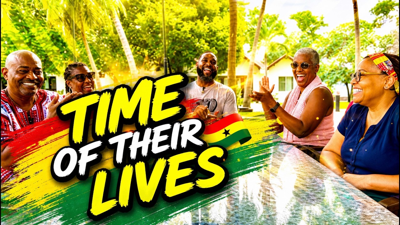 Excited African Americans Visit Ghana 🇬🇭 For The First Time & Have The Time Of Their Lives