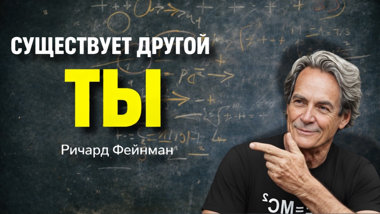 СУЩЕСТВУЕТ ЛИ МУЛЬТИВЕРС? Ричард Фейнман объясняет бесконечные копии вас самих