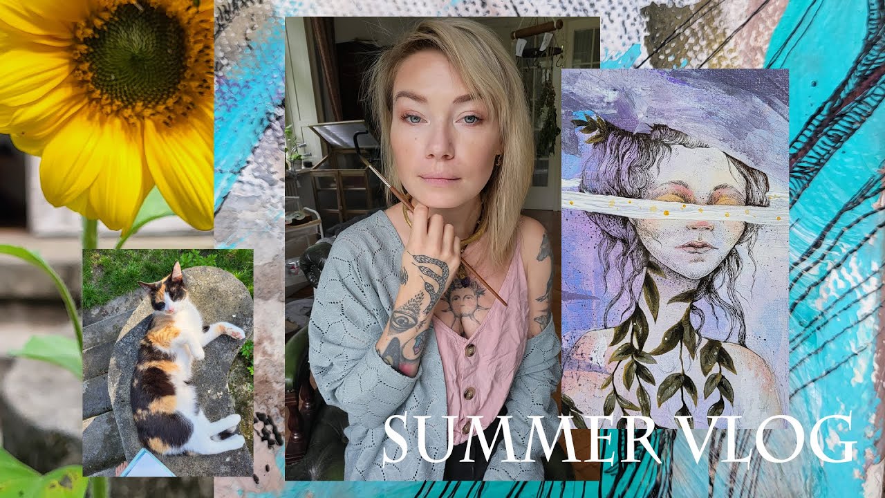 SUMMER ART VLOG