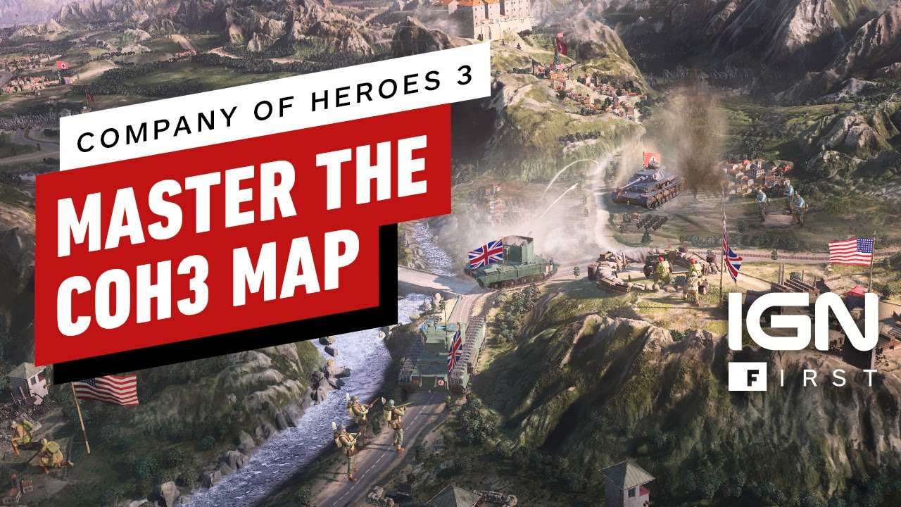Company of Heroes 3: Campaign Map Deep-Dive – IGN First