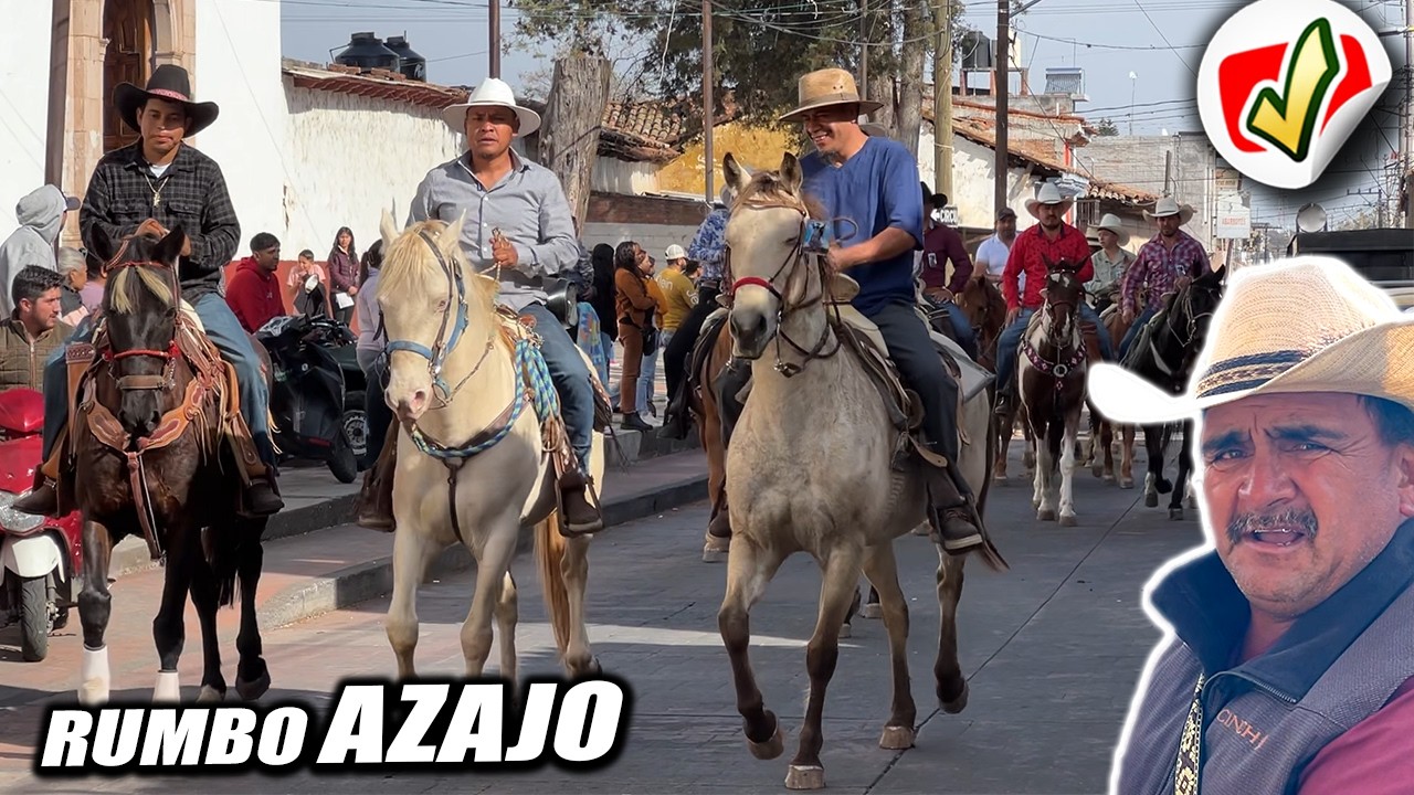 Así inició la CABALGATA en honor a Santo Santiago Apostol de AZAJO Michoacán | REVISTA COENEO 2026