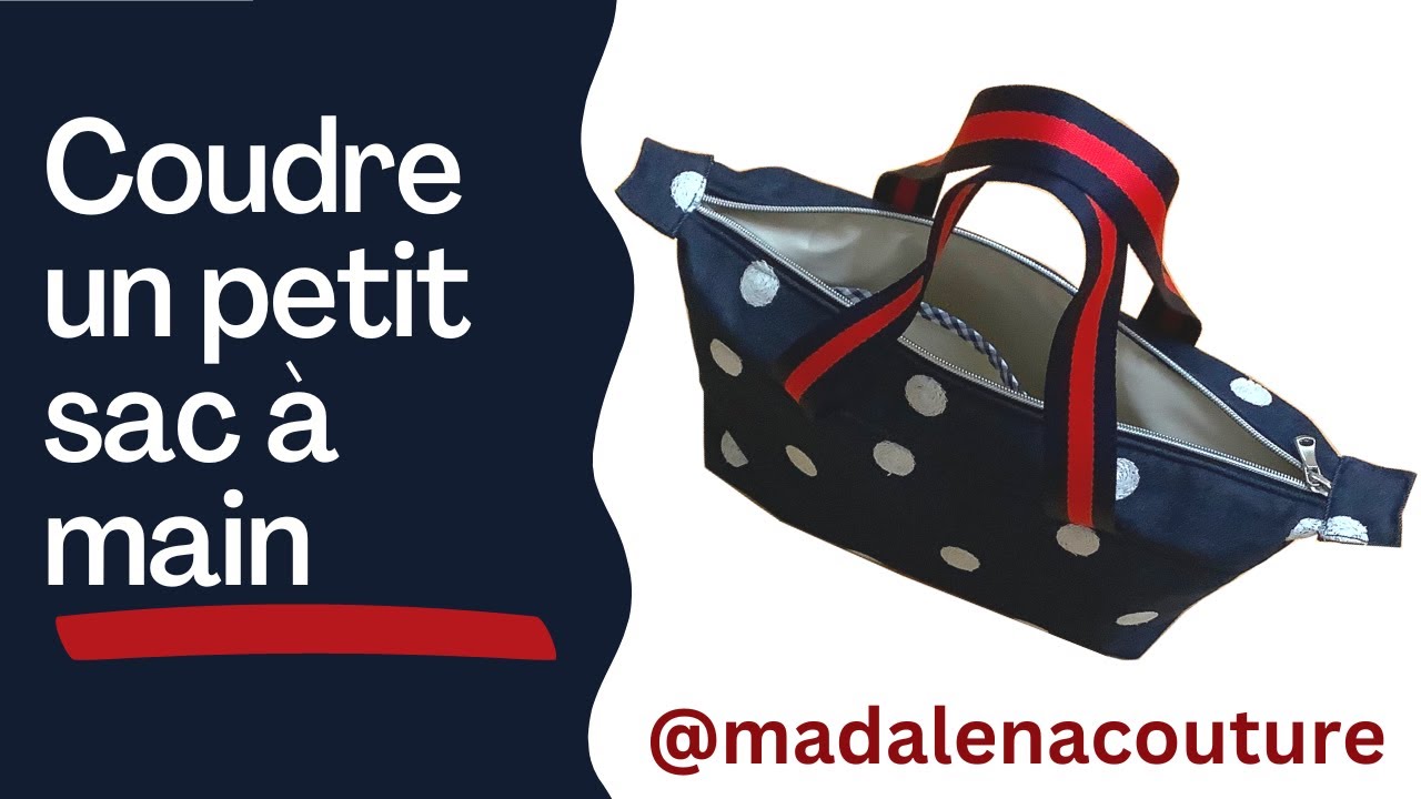 Coudre un petit sac à main - Tuto Couture Madalena