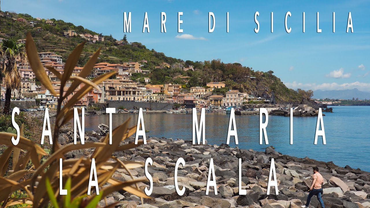 Санта Мария Ла Скала. Ачиреале. Сицилийское море.