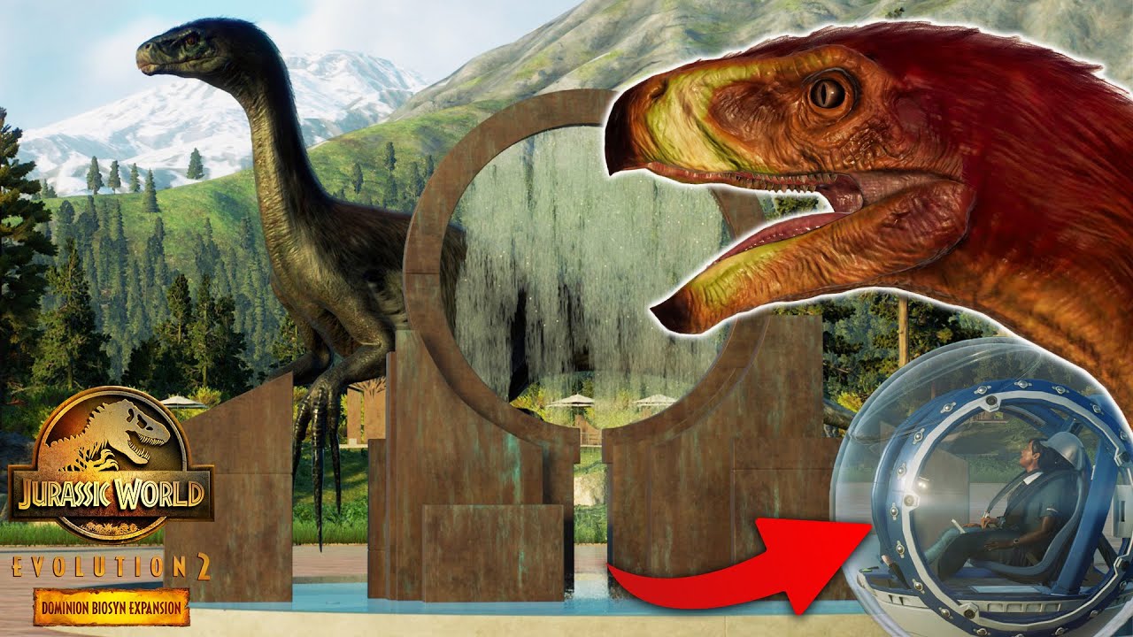 BIOSYN STYLE THERIZINOSAURUS ENCLOSURE | Jurassic World Evolution 2 Therizinosaurus Dominion DLC
