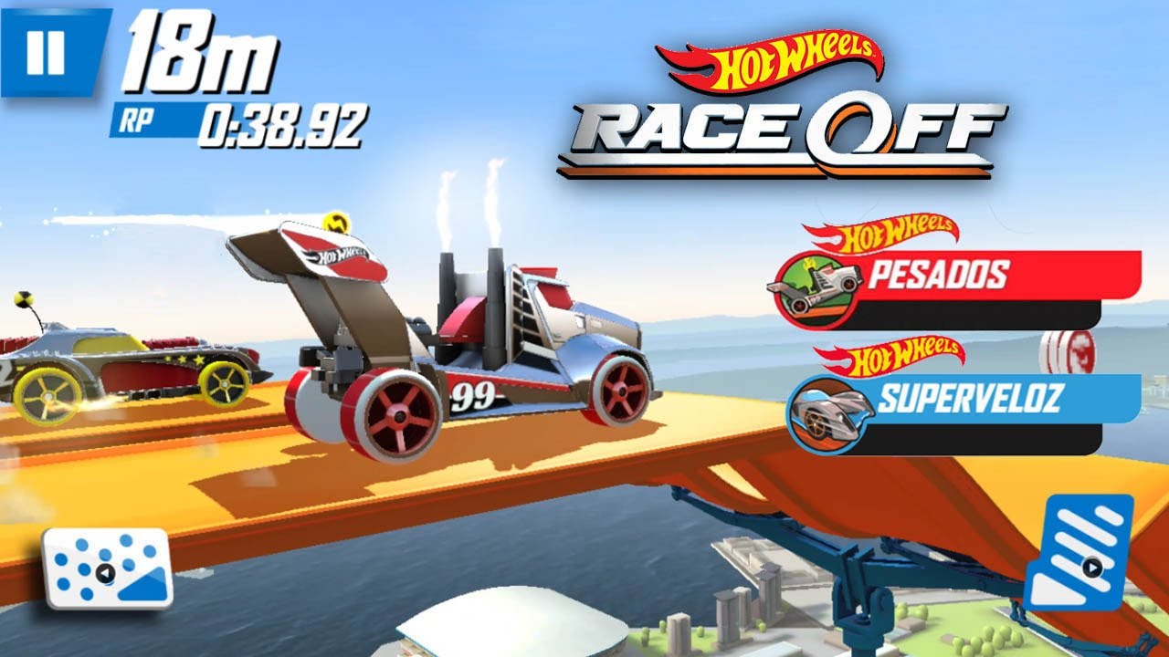 Hot Wheels Race OFF: RIG STORM VS SUPERVELOZ Levels: 52-53-54-58