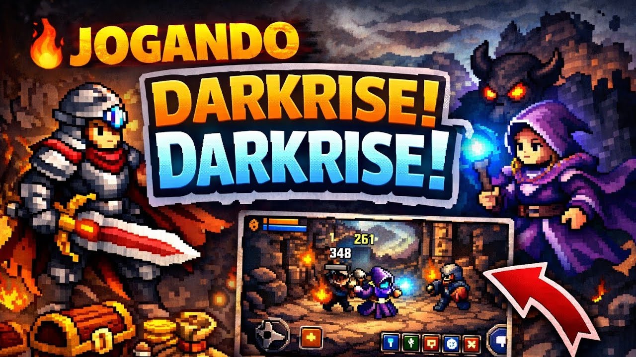 🔥 Jogando Darkrise pela primeira vez… será que deu ruim? 😨