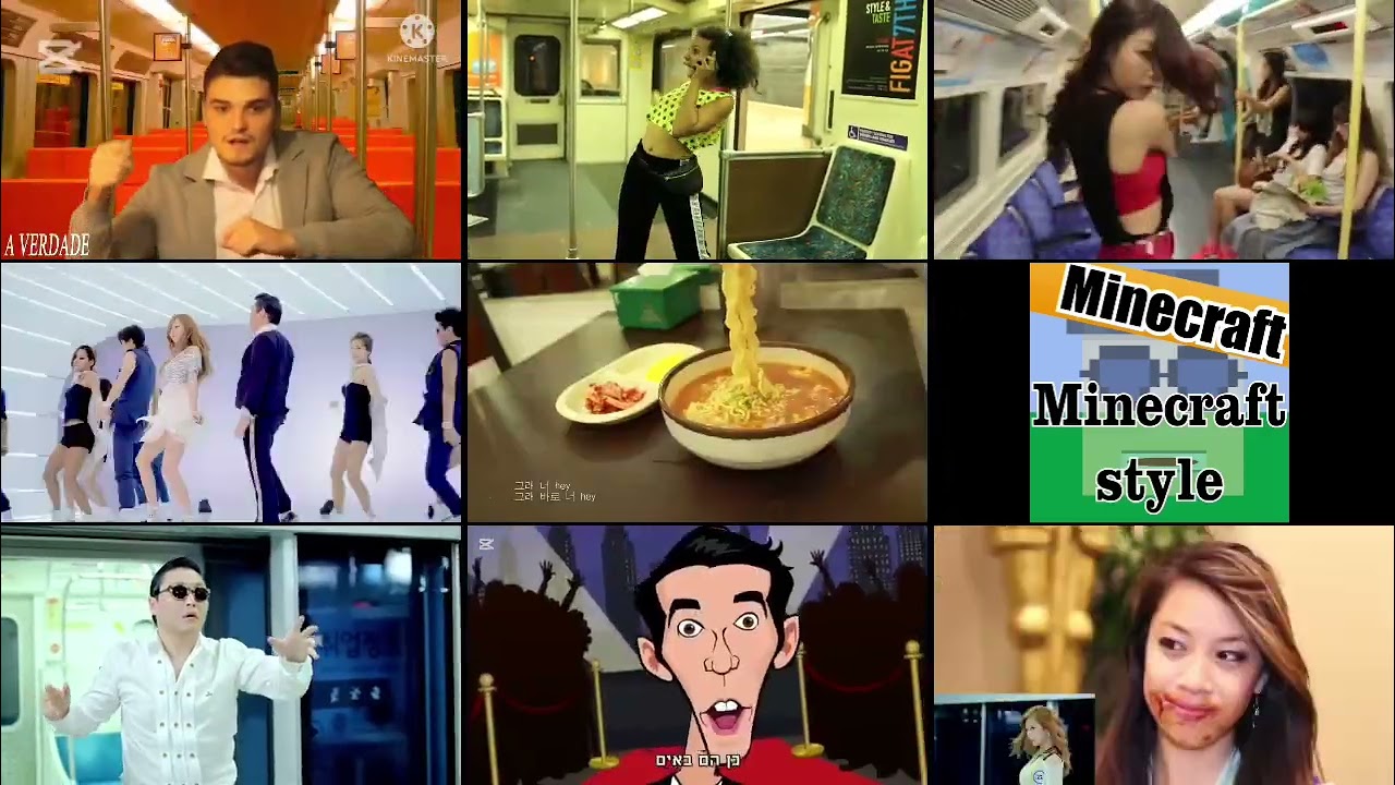 Gangnam Style 9 Parody Mashup 
