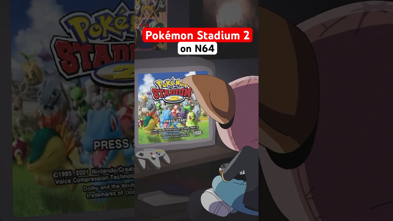 It&rsquo;s 2001 & you&rsquo;re playing Pok&eacute;mon Stadium 2 on the Nintendo 64 ⚡️ #pokemon #retrogaming #nintendo