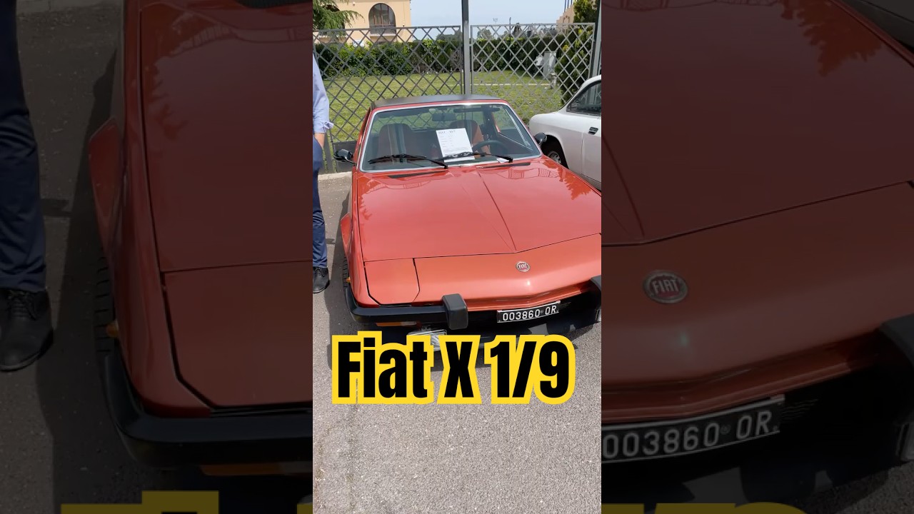 Fiat 128 X1/9 rossa #fiat #x19 #autodepoca #cabrio #vintagecars