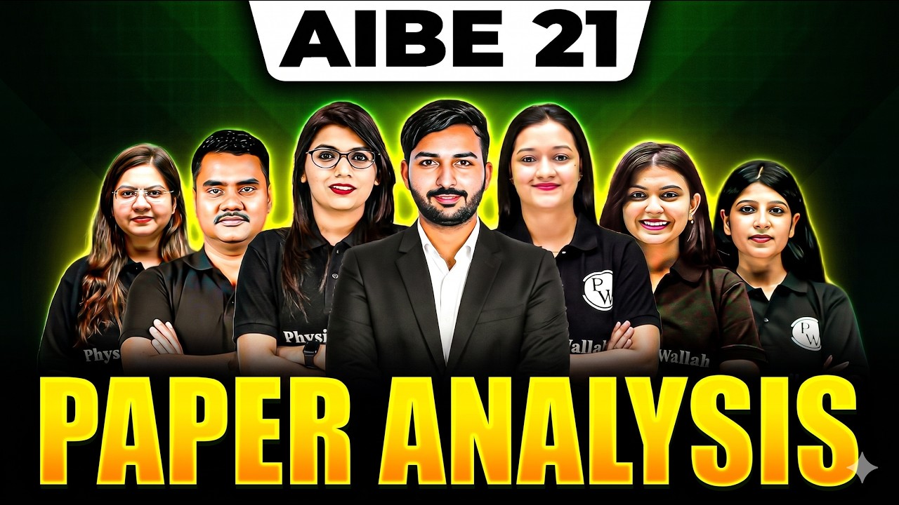 AIBE 21 Paper Analysis 🔥| AIBE Answer Key & Paper Solution, Cut Off | Set A, B, C, D |Judiciary PW