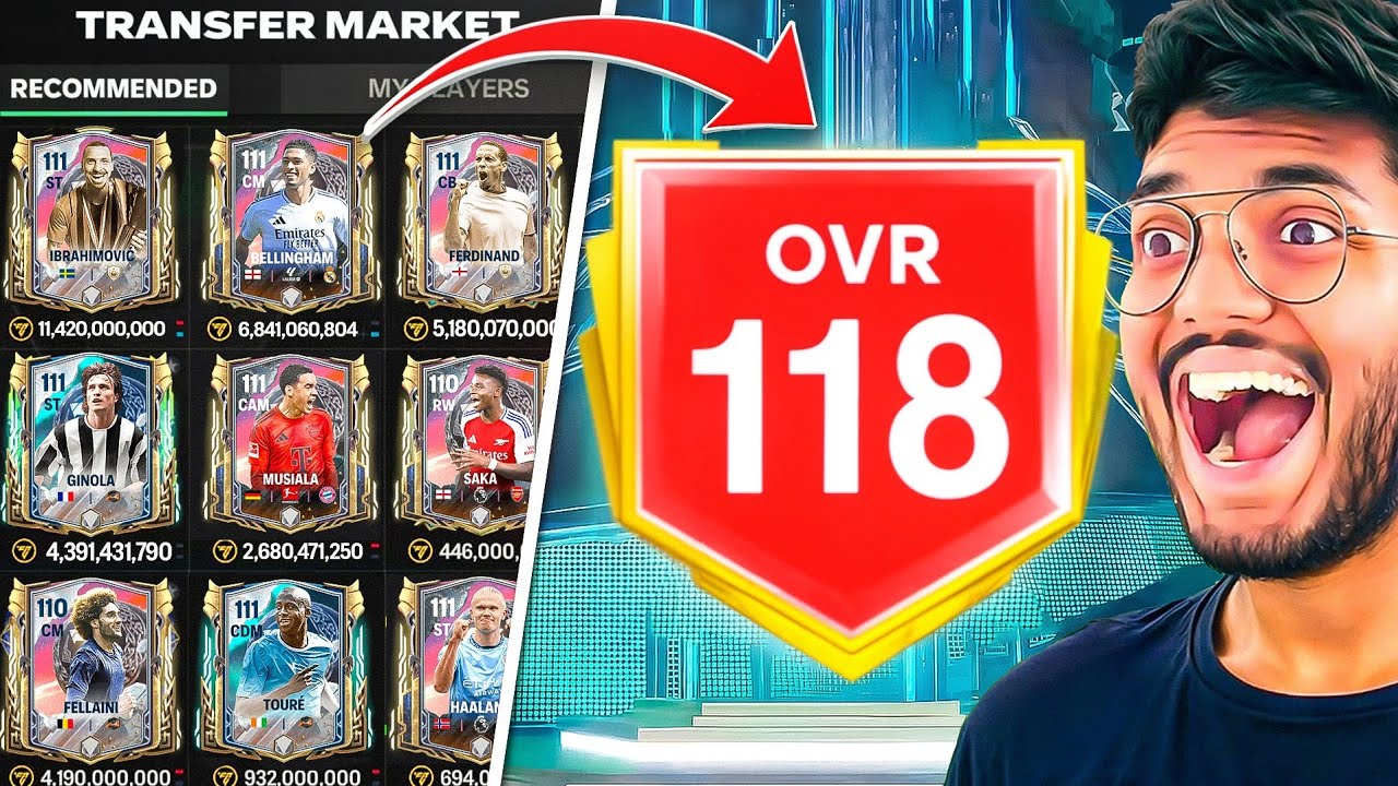 I Tried to Reach Max OVR in FC MOBILE Using Recommended Tab! 