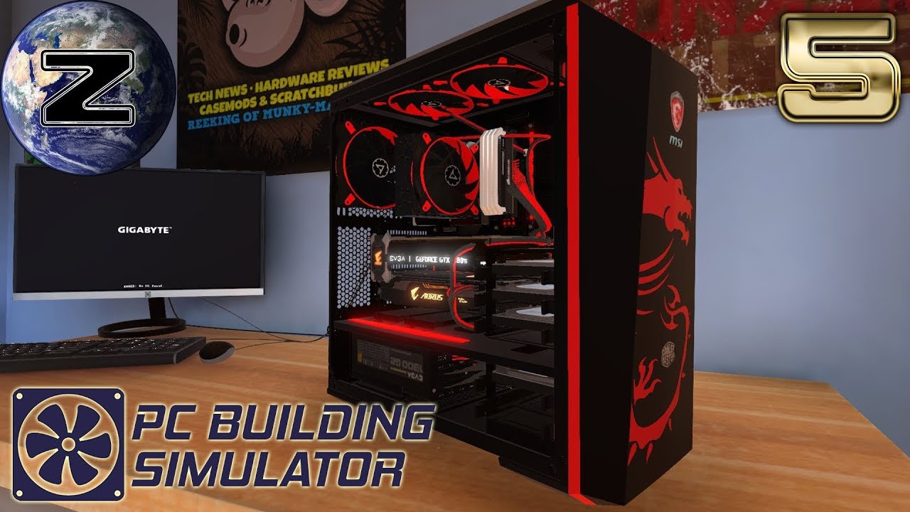 Free Build Mode! PC Building Simulator Gameplay 2018 EP 5