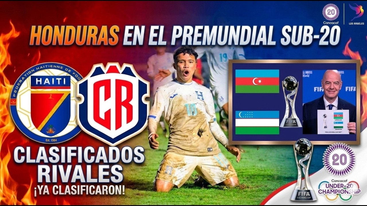 😱¡HONDURAS EN EL PREMUNDIAL SUB-20! 🇭🇳 + COSTA RICA Y HAITÍ CLASIFICAN 🔥