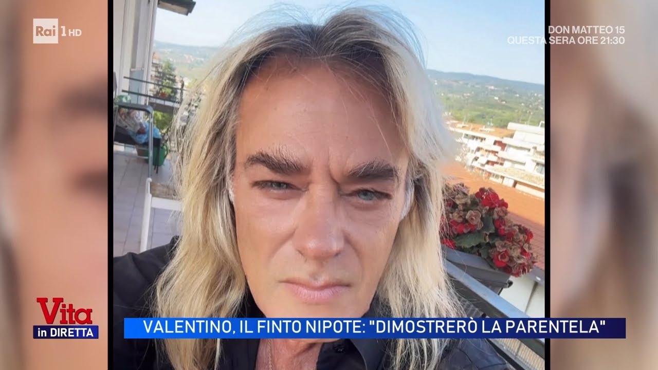 Valentino, il presunto nipote: 