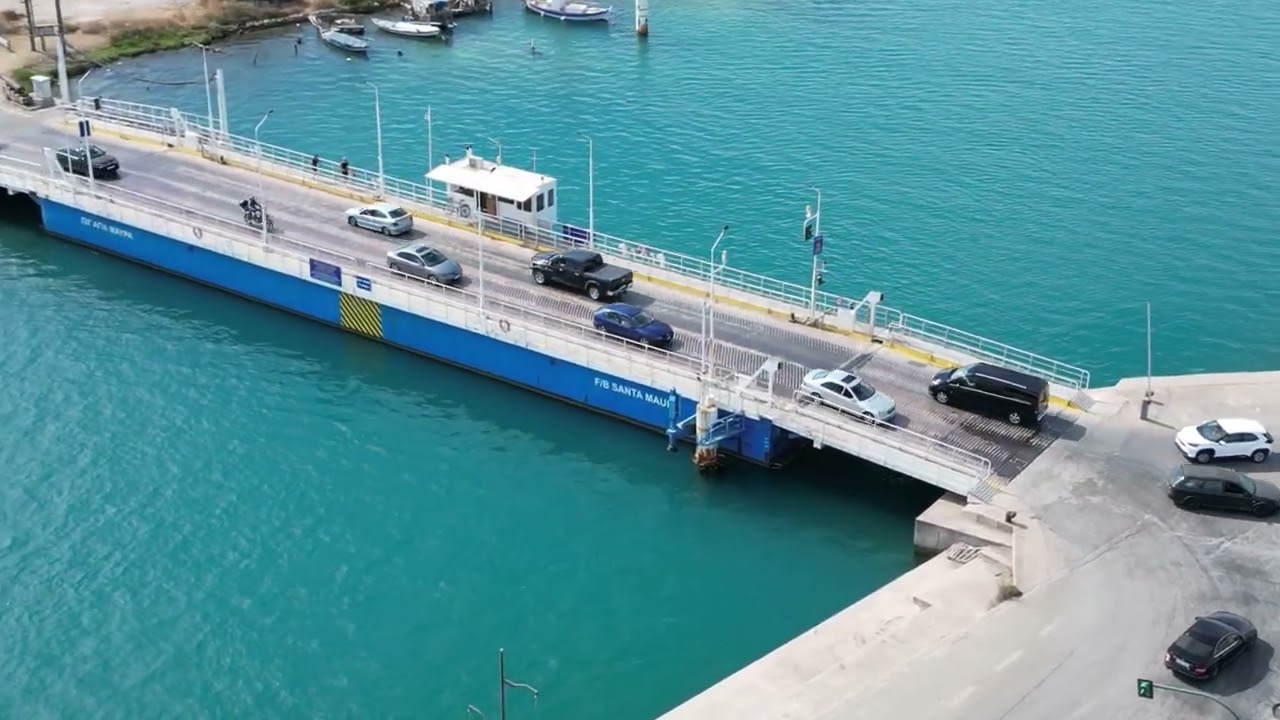Greece Lefkada the capital city and its surroundings