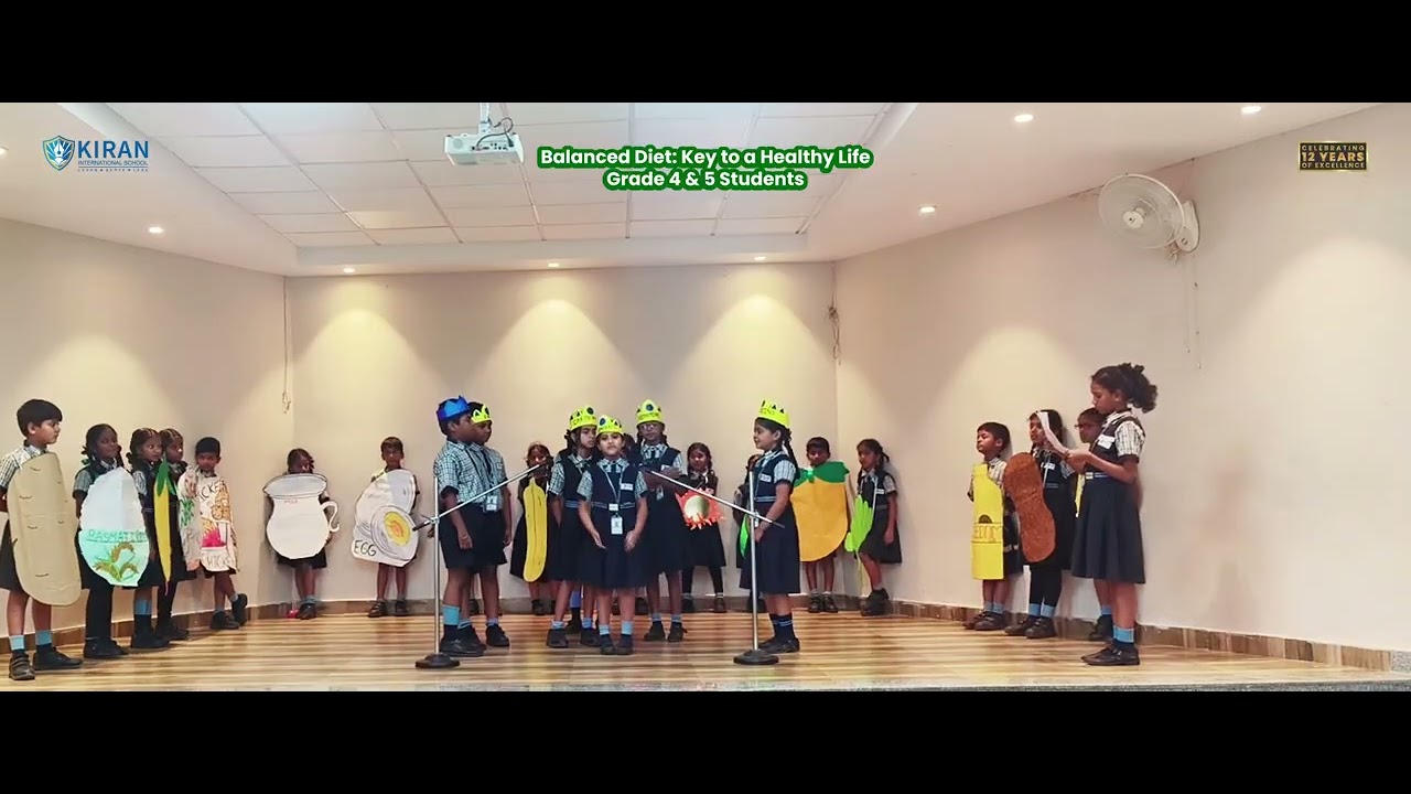 Balanced Diet in Daily Life | Skit by Grade 4 & 5 Students | #kiraninternationalschool #boduppal