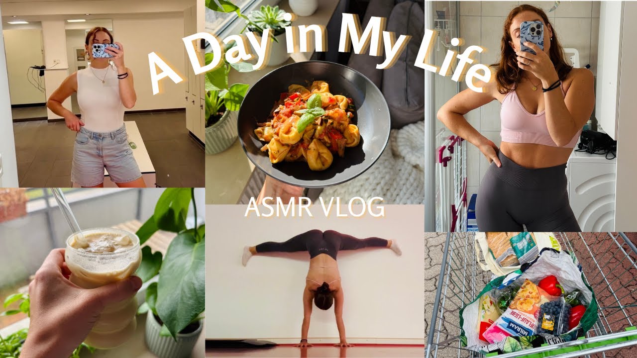 ASMR VLOG | A Day in My Life (Healthy Recipes, Workout, Coffee Recipe)