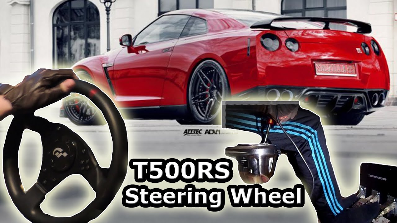 Nissan GTR35 Street Racing - City Car Driving, t500 rs th8rs Steering Wheel Gameplay. HD 1080p 2014