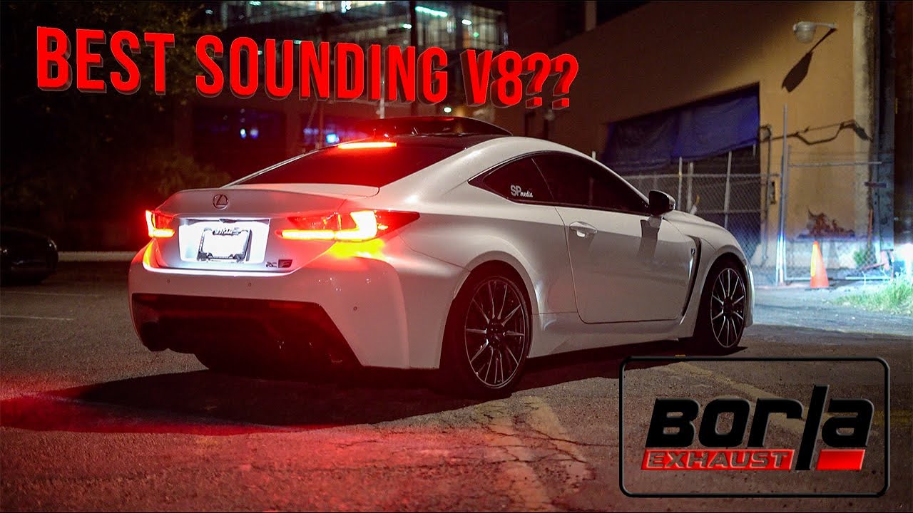 My Lexus RCF sounds AMAZING! // BORLA Exhaust // Start-up, Revs, & Acceleration