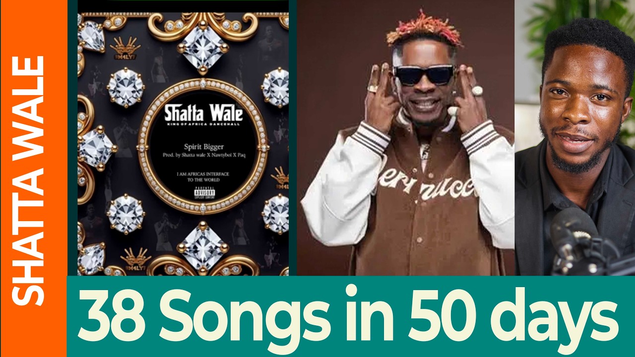 SHATTA WALE: 8 новых песен, 38 песен за 50 дней. Вау!