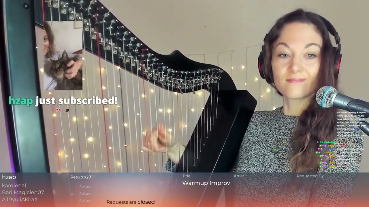 20 December 2025 - 💙 Harp, vocals, loops & soundscapes 💫 - EN / FR 🧚