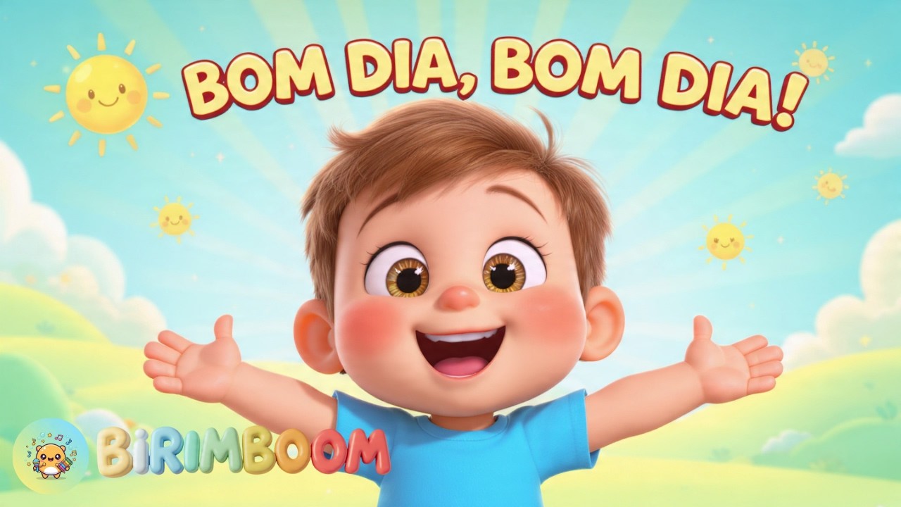 Bom Dia, Bom Dia! ☀️🎵 Música Infantil Animada | Aprender Brincando | Birimboom