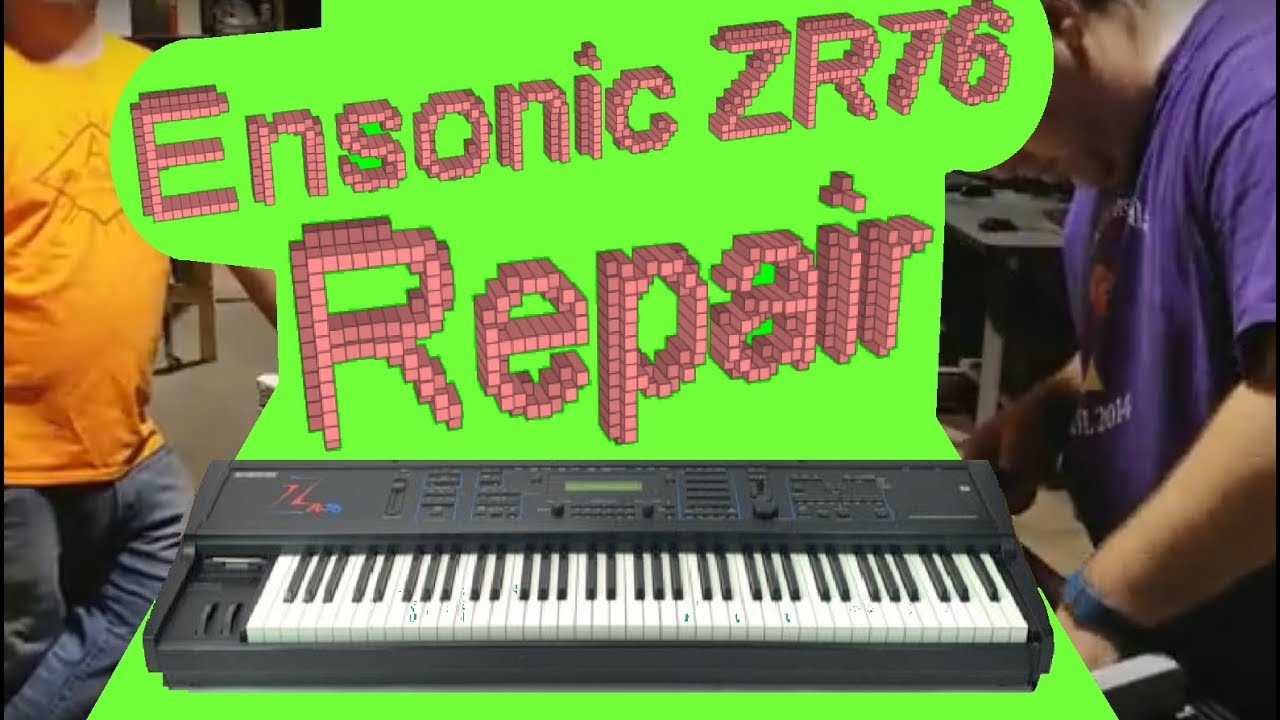 Ensoniq ZR76 Digital Synthesizer Repair
