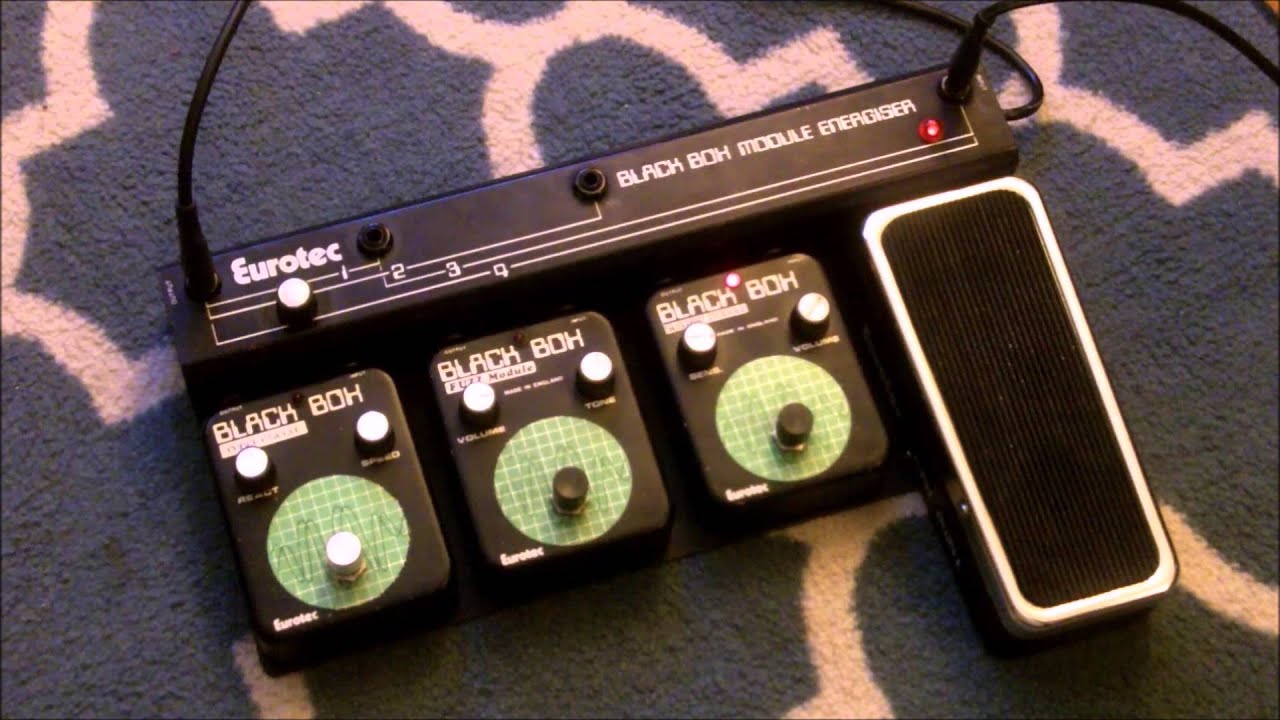 1970s Eurotec (Colorsound) Black Box modular system demo