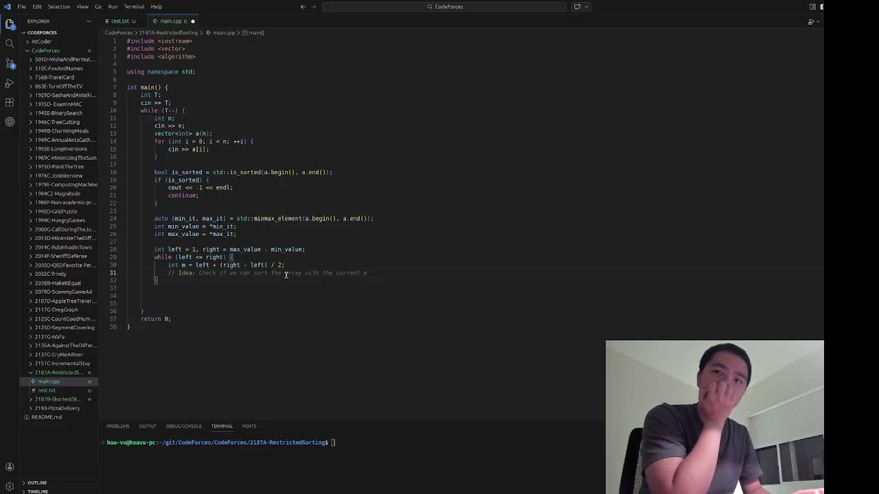 [Codeforces] Restricted sorting