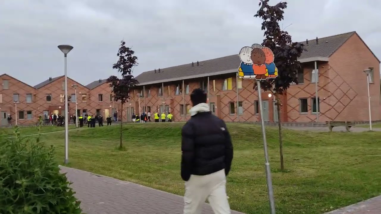 Ter Apel refugee camp in the Netherlands