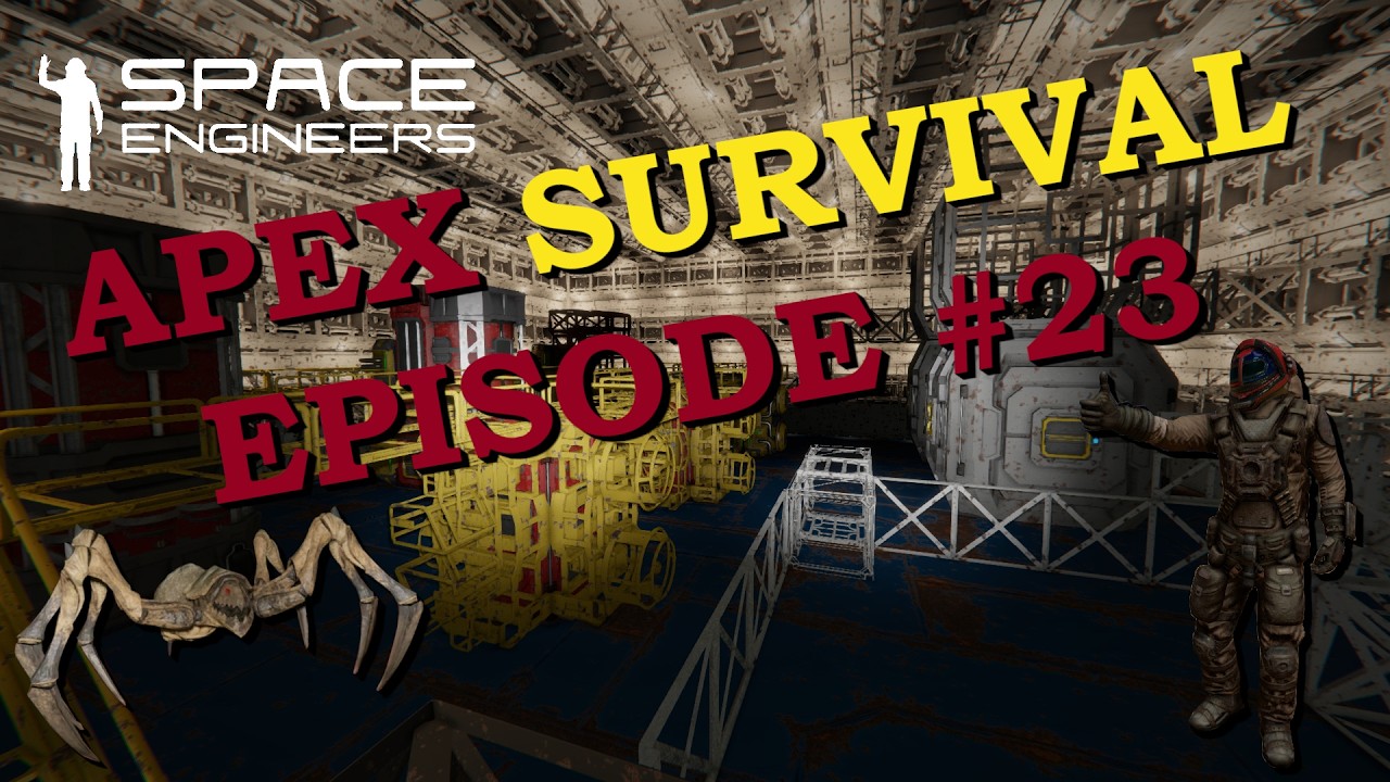Space Engineers – APEX Survival – Episode # 23 – Production Facility Coming Along!