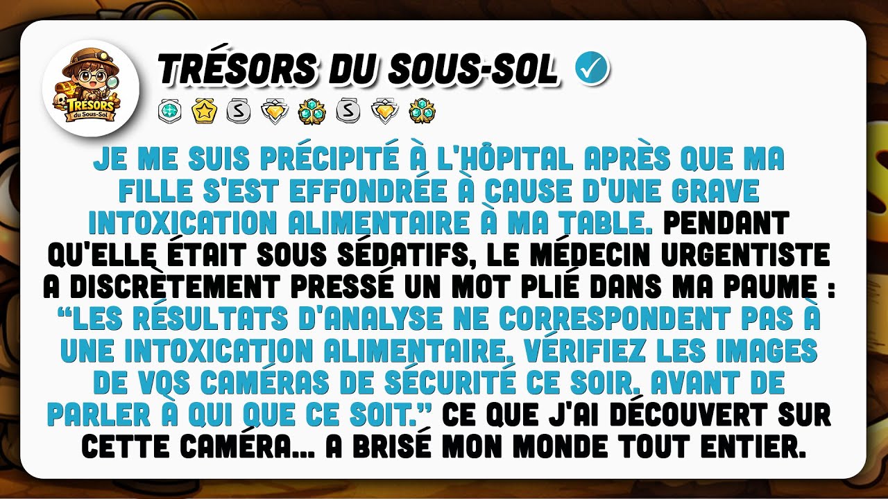 Ma Fille Empoisonnée, Le Médecin Des Urgences Me Glisse : ‘‘Vérifiez Votre Maison.’’