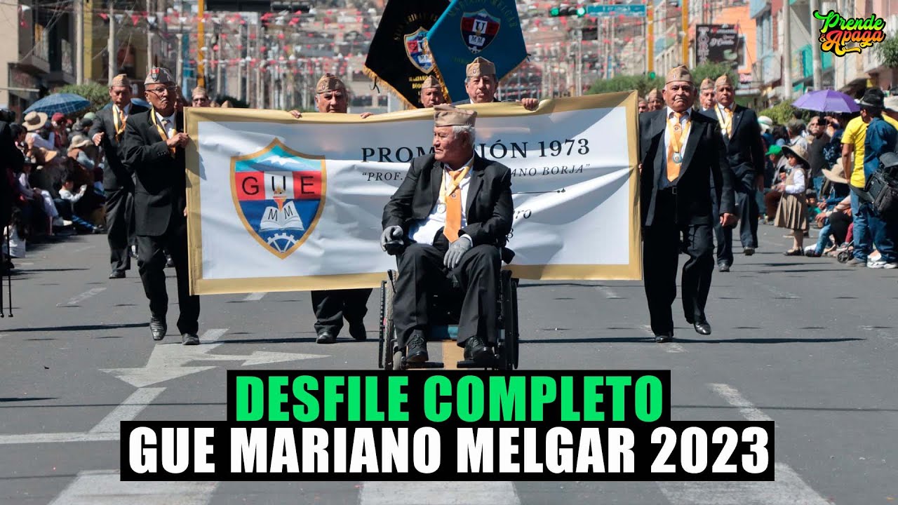 Arequipa: Desfile por los 70 aniversario de la GUE Mariano Melgar (VIDEO COMPLETO)