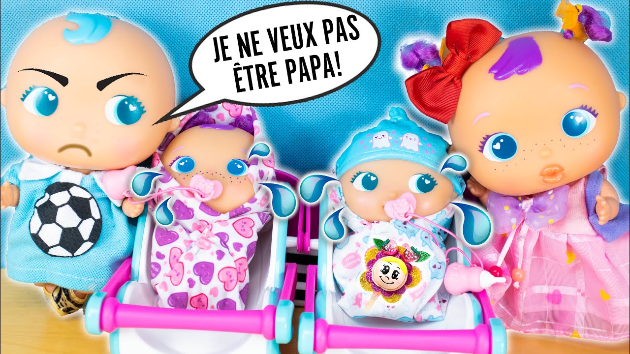 🙈 Bobby Boo ne veut pas être papa 🍼 Ses bébés jumeaux pleurent toute la nuit ! Il peut pas dormir!