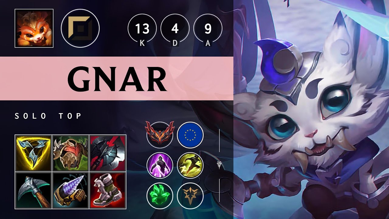 Gnar Top vs Irelia - EUW Grandmaster Patch 25.04