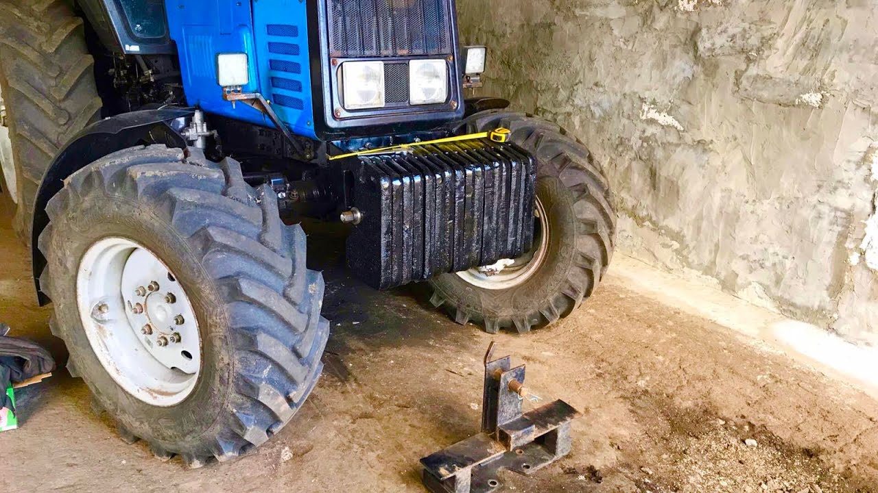 Противовеси на Мтз 892 для плуга Велес Агро pon 3+1