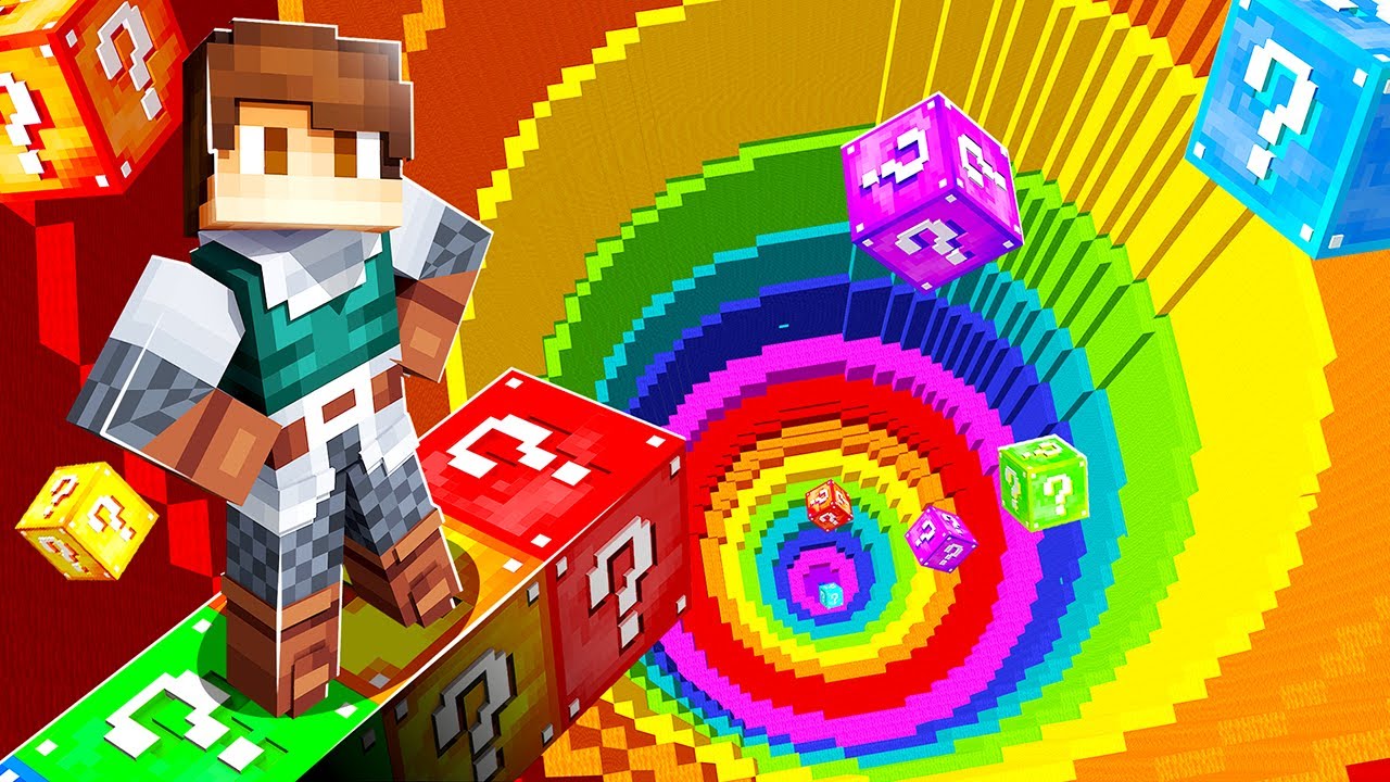 LUCKY BLOCK DROPPER in MINECRAFT!