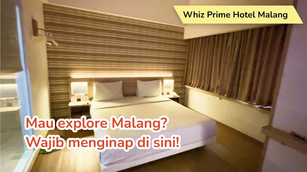 HOTEL STRATEGIS DI KAYUTANGAN MALANG‼️ Review Whiz Prime Hotel Malang | Deluxe Room