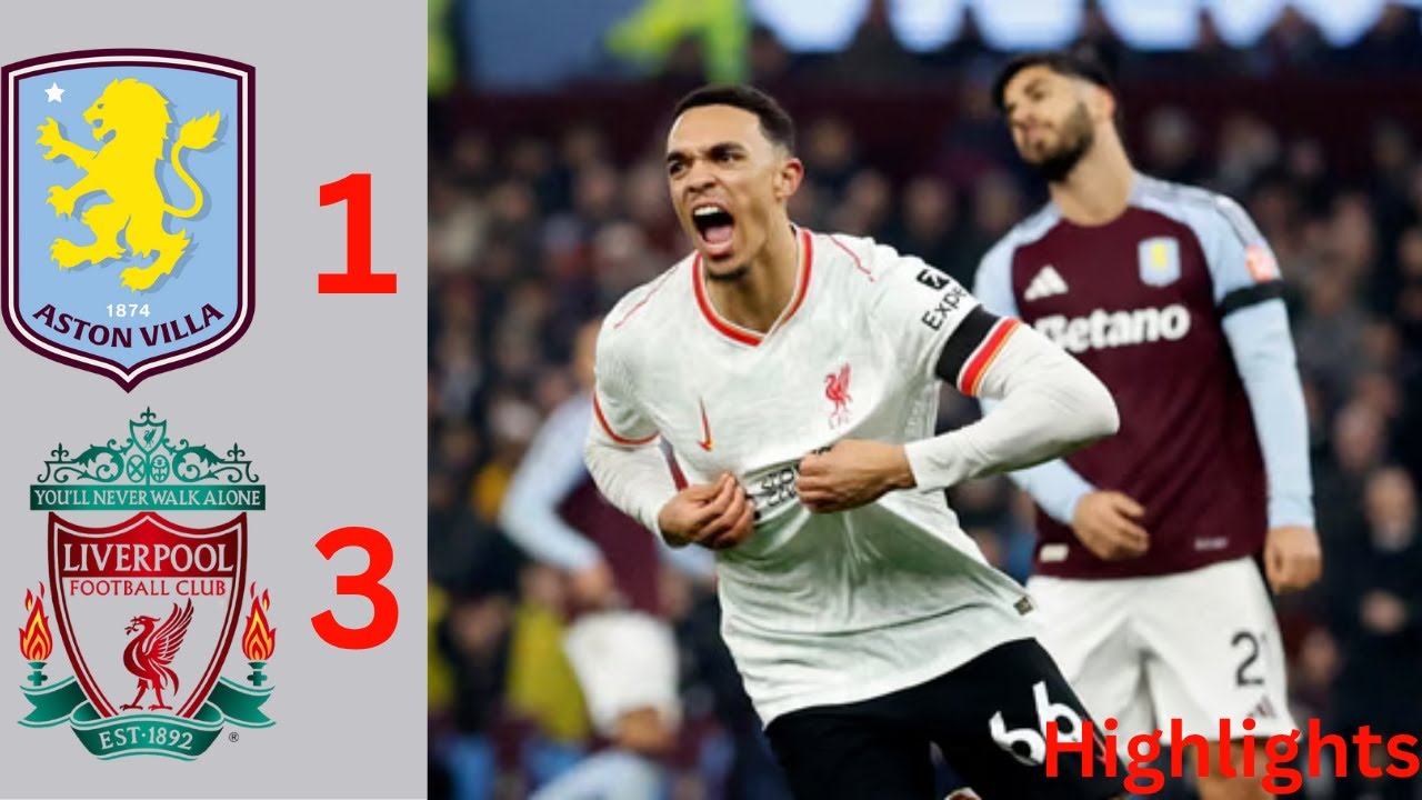 Highlights | Liverpool vs Aston Villa | Premier League 2025