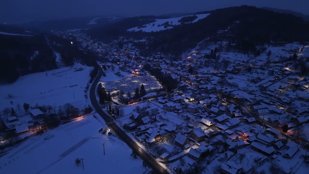 Winter night in Kolarovice